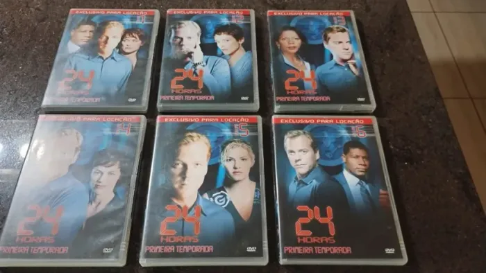 Coleção DVDs Originais - Série 24 Horas (Temporadas 1 a 5)
