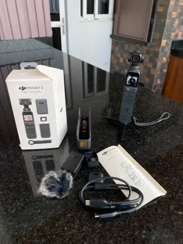 DJI Osmo Pocket 2 Creator Combo - Completo + Acessórios (Pouco Uso)