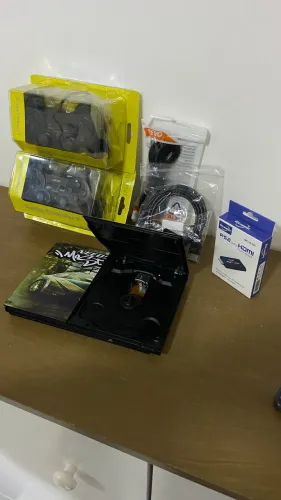 Ps2 seeminovo 1 controle, hdmi, 30 jogos 