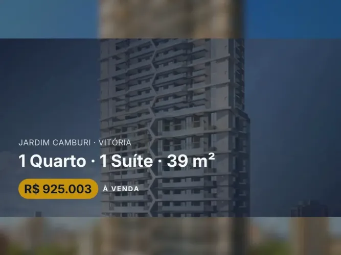 Studio Sofisticado em Jardim Camburi: Ideal para Vida Dinâmica!