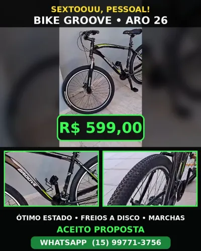 Bike Groove Desapegando.. aro 26