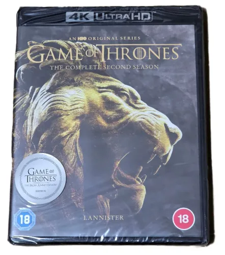 Blu-ray 4k Game Of Thrones 2a Temporada Áudio Legenda Pt-br