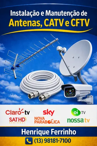 Soluções em TV Aberta, TV Coletiva, CATV e CFTV