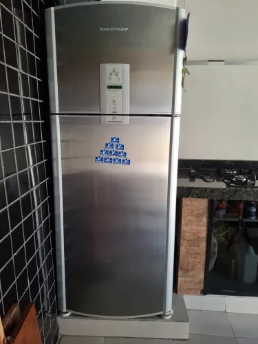Geladeira Brastemp inox MODELO BRM47. 409 LITROS