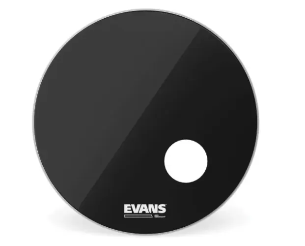 Pele Para Bumbo Resposta Eq3 Preta 22 Evans Bd22rb NOVA