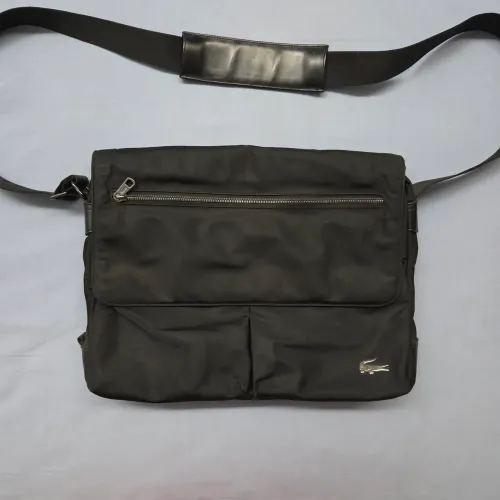 Bolsa Transversal Lacoste Original Preta
