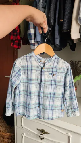 Linda camisa xadrez?