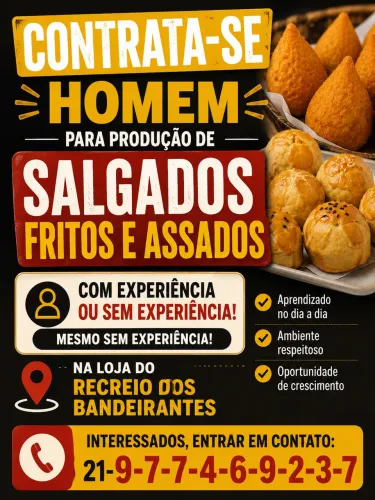 ? VAGA ABERTA - RECREIO DOS BANDEIRANTES ?