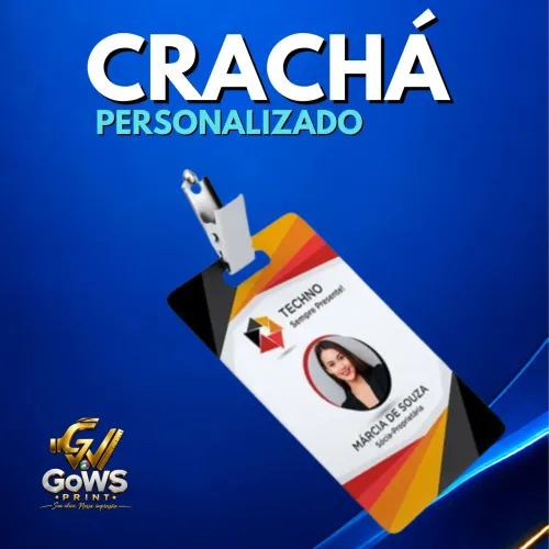 CRACHÁ PERSONALIZADO PVC
