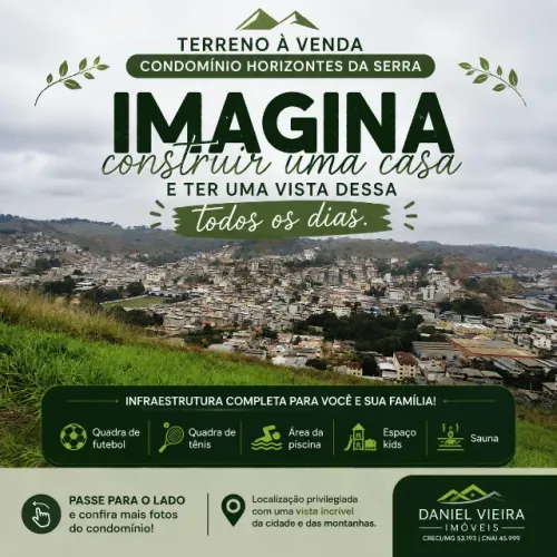 Terreno à venda Condomínio - Ubá/MG - Aceito CARRO como parte do pagamento