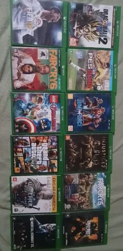 Jogos originais xbox 360 e xbox one  em perfeito estado 