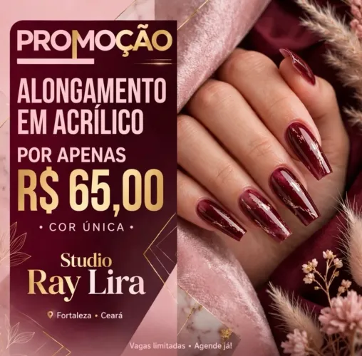 Alongamento em acrílico