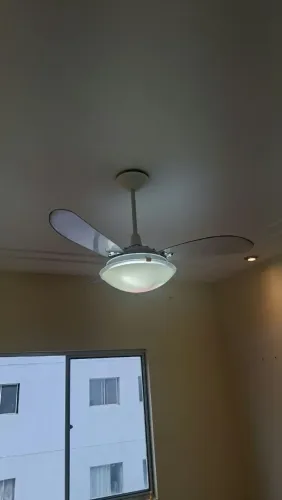 Ventilador de teto com instalação inclusa