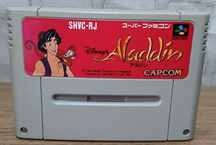 Jogo aladdin nintendo super famicom capcom