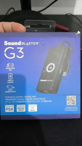 Placa de Som Gamer Sound Blaster Console e PC Aceito trocas em peças de Pc, memória etc...