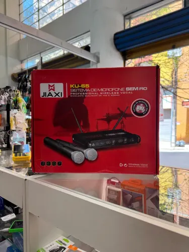 Sistema Microfone Sem Fio UHF JIAXI KU-65