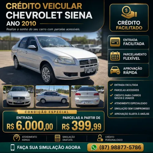 Fiat Siena EL Celeb. 1.0 MPI Fire Flex 8V 4P 2010