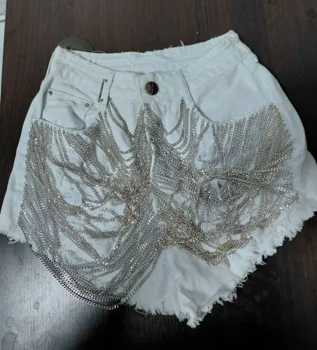Shorts jeans feminino