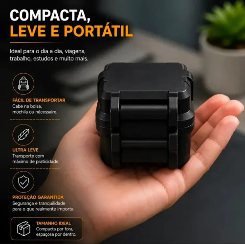 Caixa porta ampolas