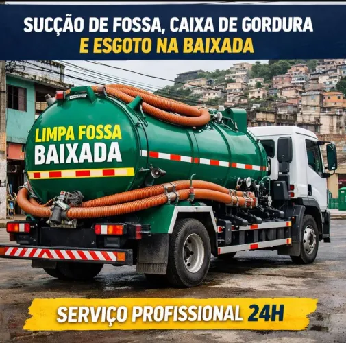 Desentupidora e limpa fossa