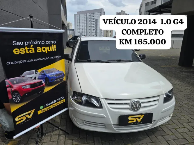 VOLKSWAGEN/GOL 1.0 MI 8V G.IV COMPLETO KM165.000 NO ESTADO <br><br>2013/2014