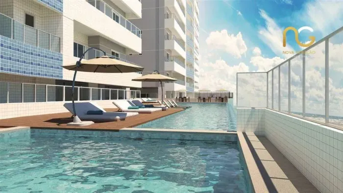 Apartamento com 3 dormitórios à venda, 115 m² por R$ 874.000,00 - Vila Assunção - Praia Gr