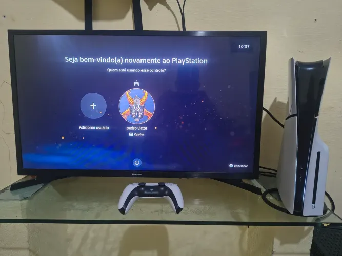 PlayStation 5 com Leitor de Disco + 2 Jogos + Controle Original