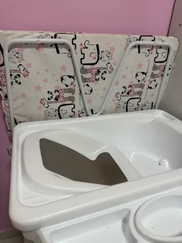Banheira com trocador