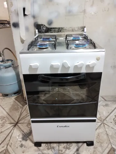 Fogão esmaltec 4 bocas automático 