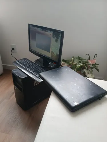 Computador completo + notebook 