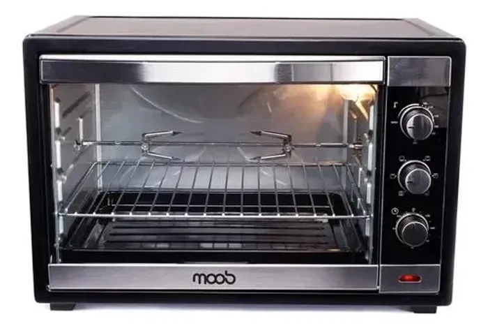 Forno Eletrico Moob 60L Preto Espeto Giratorio
