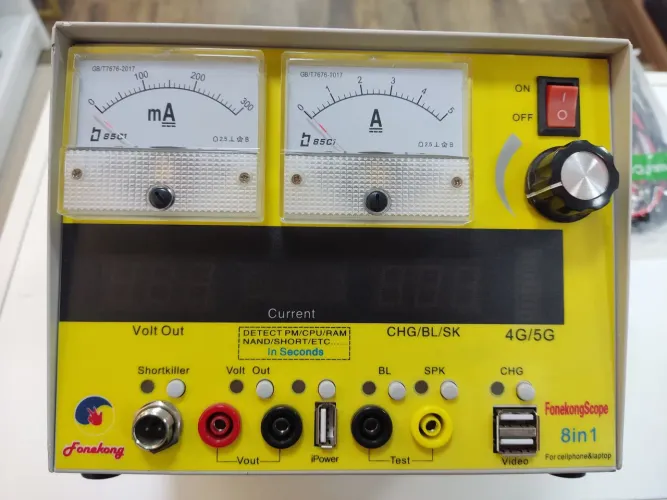 Fonte de bancada 8 em 1 FoneKongScope 110v (novo mostruário)