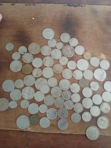 Lote de moedas brasileiras 1950 ~ 1990