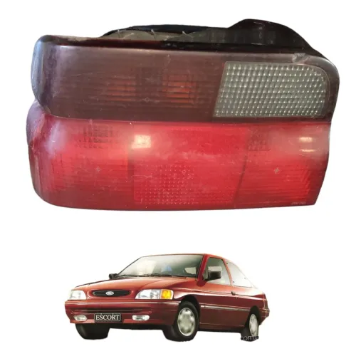 Lanterna Traseira Esquerda Escort Sapão 1991 A 1996 Esquerdo Vermelha