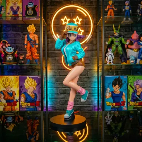 Action Figure Bulma Blue (Dragon Ball Z)® 26 cm | Colecionável 
