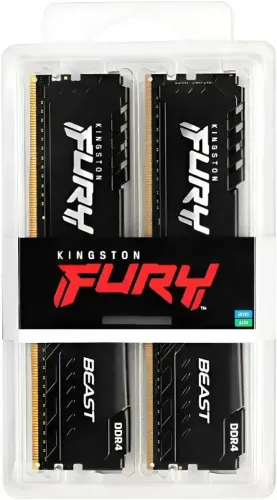 Memória RAM Kingston Fury Beast 32GB (2x16GB) DDR4 3200MHz