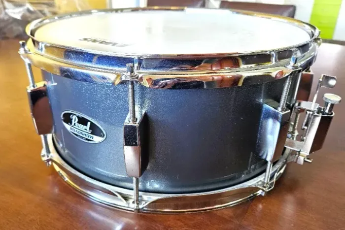 Caixa Pearl Roadshow 14 x 6,5 - Cinza Escuro Metálico