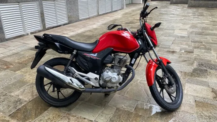 Honda CG 160 Start 2024 + freio a disco + frente Titam - moto do interior