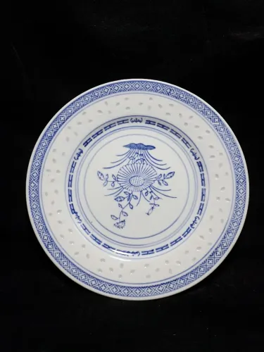 Prato porcelana chinesa de sobremesa 