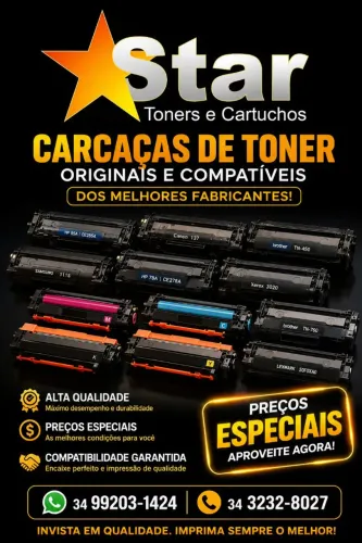 Vendo carcaças de Toners (cartuchos laser)