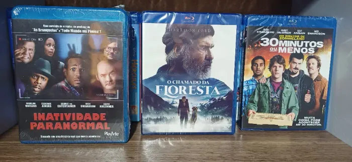 Blu-Ray INATIVIDADE PARANORMAL (Wayans)+ O CHAMADO DA FLORESTA + 30 MINUTOS OU MENOS Novo