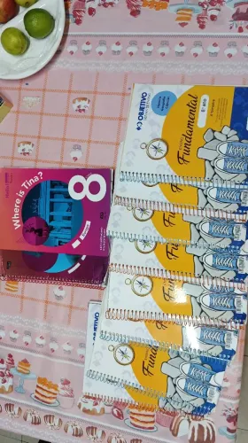 Kit de 08 apostilas Objetivo