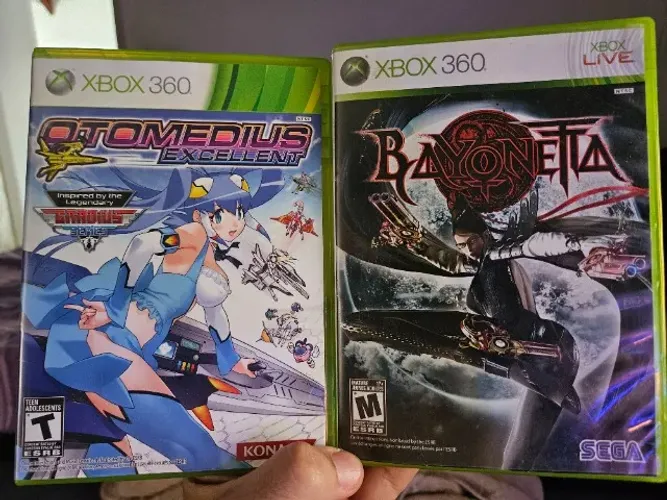 Otomedius Excellent e Bayonetta para Xbox 360