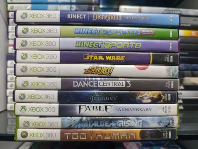 Lote 10 jogos originais ( travado)pra Xbox 360