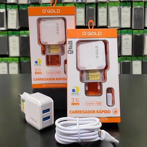 CARREGADOR GOLD TURBO 3.1A 25W