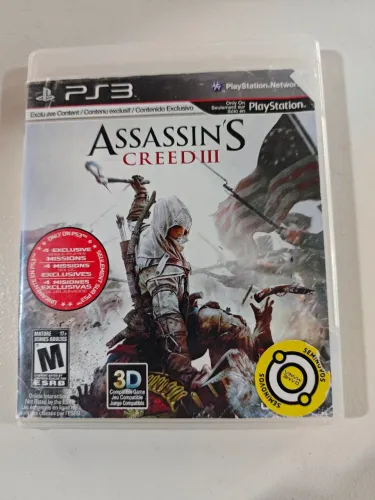 Assassins Creed III jogo PS3 