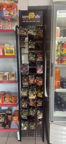 Expositor p salgadinhos e temperos