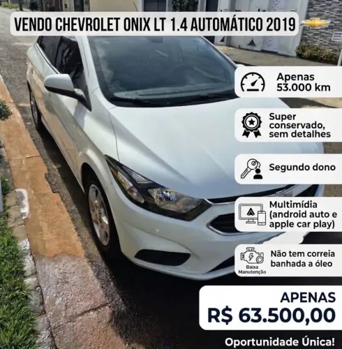 Chevrolet Onix Hatch LT 1.4 8V Flexpower 5P Aut. 2019