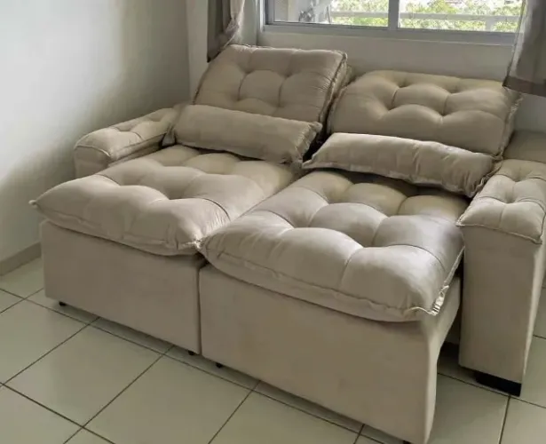 Sofá a pronta entrega retrátil reclinável