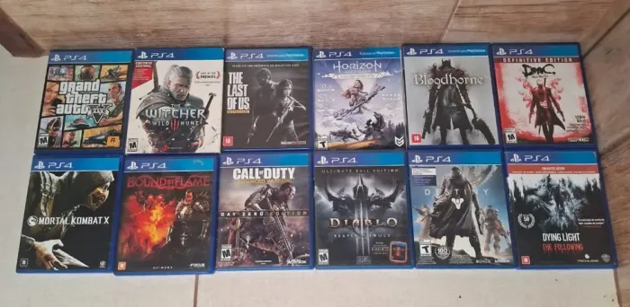 Lote 12 jogos PS4